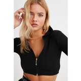 Cool & Sexy Women's Black Hooded Short Camisole Blouse Cene