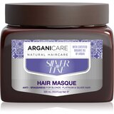 Arganicare Silver Hair Mask maska za lase za nevtralizacijo rumenih odtenkov 500 ml Cene