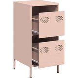 vidaXL Komoda ružičasta 35x39x73,5 cm hladno valjani čelik | shoptok.hr