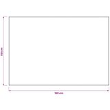  Tkanina za stol 5 kom. Pravokutni Vinska crvena 110 x 160 cm | shoptok.hr