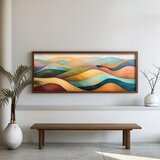 WALLXPERT FAH151-150 Multicolor Decorative Framed MDF Painting | Eponuda.com
