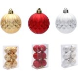 Molarem Home Set od 6 kuglica za božićno drvce – 6 cm, srebrna | shoptok.hr
