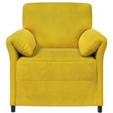 Jednosed Žuta 88 x 83 x 95 cm Baršun | shoptok.hr