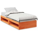  Dnevni krevet bez madraca voštano smeđi 80 x 200 cm od borovine | shoptok.hr