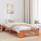  Krevetna konstrukcija Smeđi vosak Čvrsto drvo 90 x 200 cm | shoptok.hr