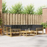  Set vanjskih sofa 5 kom. Bijela i antracit | shoptok.hr