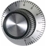 TRU COMPONENTS gumb s ljestvicom aluminij (eloksiran) boja (ø x v) 24 mm x 14 mm 1 st Cijene