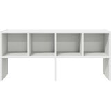 vidaXL Regal za čevlje zložljiva bel 89,5x30x40 cm | Shoptok.si