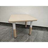 Feelkids Podesivi sto za decu, 60 x 60 x 48-60 cm, Bež Cene