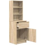 vidaXL Nočna omarica sonoma hrast 39x35x125 cm inženirski les | Shoptok.si