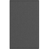  Otirač Stripe crni i sivi 90x150 cm | shoptok.hr