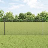 vidaXL Set ograde od piletine Set od 2 Siva Metal Ograda 10 x 1 m Cijene
