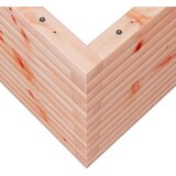  Vrtno cvetlično korito 70x70x45,5 cm trden les douglas, (21266374) | Shoptok.si