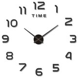 Ruhhy 3D moderna stenska ura 130cm črna 00019928 | Shoptok.si