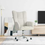  Stolica za opuštanje krem bijela baršunasta | shoptok.hr