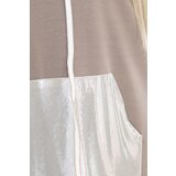numoco basic 591-1 Kangaroo dress with hood and metallic details – Mocha Mousse | | Shoptok.si