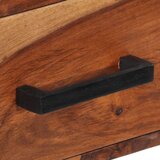 vidaXL Miza z 2 predaloma 110x50x77 cm trden palisander | Shoptok.si