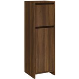 Furnova Kopalniška omarica rjavi hrast 30x30x95 cm inženirski les, (21947476) | Shoptok.si
