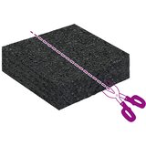  Gumenasti granulatni vanjski pod Crna 9 x 9 x 2 cm Guma | Eponuda.ba