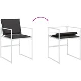 15-dijelni vrtni blagovaonski set s jastucima bijeli tekstilena | shoptok.hr