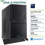 PCPLUS namizni računalnik e-machine Core Ultra 5 225/16GB/SSD 1TB/Windows 11 Home/integrirana grafika 148441 + tipkovnica + miška | Shoptok.si