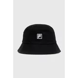 Fila Bombažni klobuk črna barva