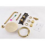 ELITE EDITION Luksuzni podometni tuš sistem BCS1343 — Brušeno zlato | Shoptok.si