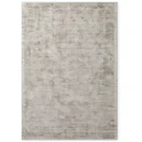 Siva ročno tkana viskozna preproga 80x150 cm Noemi –