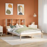 vidaXL Knjižna postelja brez vzmetnice 160x200 cm trdna borovina Cene