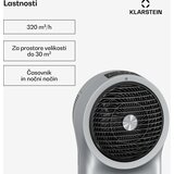 Klarstein Whirlwind rashlađivač zraka | 320 m³/h | 6 L | 30 m² | 2 rashladna umetka | 3 načina rada | 60 W | shoptok.hr