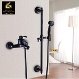 Kranig Kraanwerk pipa za prho country style | nadometna tuš garnitura | mineke | črna z neobveznimi poudarki, (21732314) | Shoptok.si