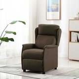  Massagerica s jastukom Smeđa 93.5 x 67.5 x 101.5 cm tkanina | shoptok.hr