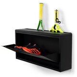 Spinder Design Črna kovinska preklopna stenska omarica za čevlje Sportiva – | Shoptok.si