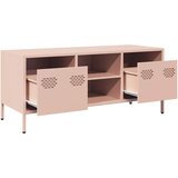 TV ormarić ružičasti 101,5 x 39 x 43,5 cm hladno valjani čelik | Eponuda.com