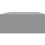 vidaXL Stenska polica s predalom siva 40x23,5x10 cm mediapan, (20620693) | Shoptok.si