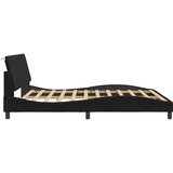  Okvir kreveta s LED-om bez madraca Hanko crni 180 x 200 cm baršunasti | shoptok.hr