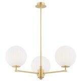  Argon 6307 - Luster na štangu PALOMA 3xE14/7W/230V zlatna/bela | Eponuda.com