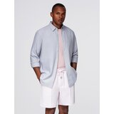 Ombre Elegant men's oxford shirt with embroidery - blue | Shoptok.si
