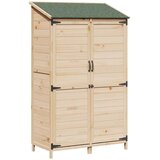  Vrtna Šupa Prirodna 106,5 x 56 x 176 cm Čvrsto drvo jele | shoptok.hr