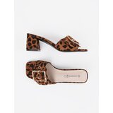 GOODIN Tweed slippers on a leopard print | shoptok.hr