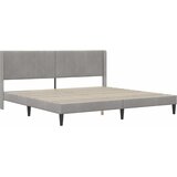  Krevetna konstrukcija Svjetlosiva 180 x 200 cm Baršun | shoptok.hr