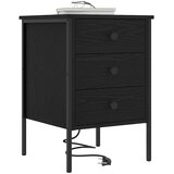  Noćni ormar 2 pcs Crni hrast 42 x 41 x 61 cm Konstruirano drvo | Eponuda.com