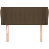  Uzglavlje s ušima tamnosmeđe 93x23x78/88 cm od tkanine | shoptok.hr