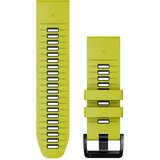 Garmin QuickFit 26 remen za sat, silikon limeta-zelene/tamnosive boje | shoptok.hr