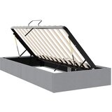  Krevet s od storage Svijetlo siva 203 x 100 cm tkanina | shoptok.hr