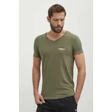 Aeronautica Militare Kratka majica moška, zelena barva, AM1UTI004