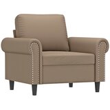  Fotelja boja cappuccina 60 cm od umjetne kože | shoptok.hr