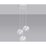  Sollux SL.1084 - Luster na sajli TULOS 3xE27/60W/230V bela | Eponuda.com