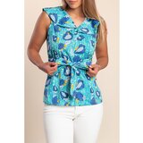 Fenzy Top S Potiskom, Svetlo Moder | Shoptok.si