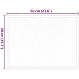  Otirač Antracit 60 x 40 x 1.2 cm Teddy tkanina | shoptok.hr
